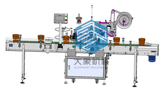 圓瓶加平面貼標機